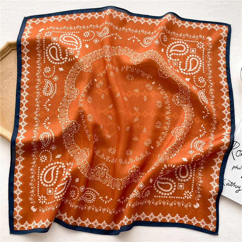Bandana Cotton - Lenço feminino de algodão puro quadrado