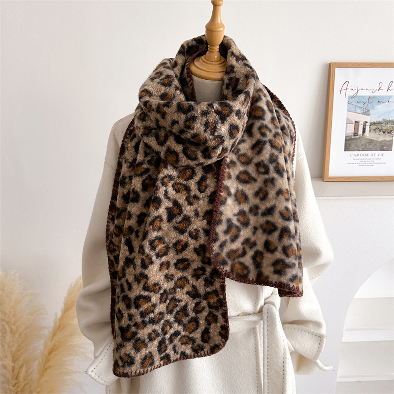 Pashmina Wrap Large - Cachecol de Leopardo de Luxo para