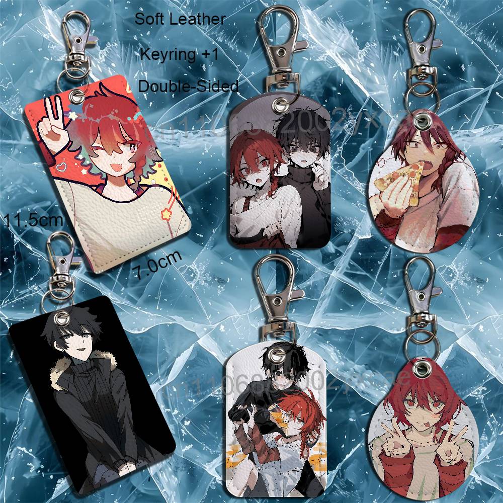 Lanyard Badge Holder - Chaveiro de Couro Maeno Aki Tsugino