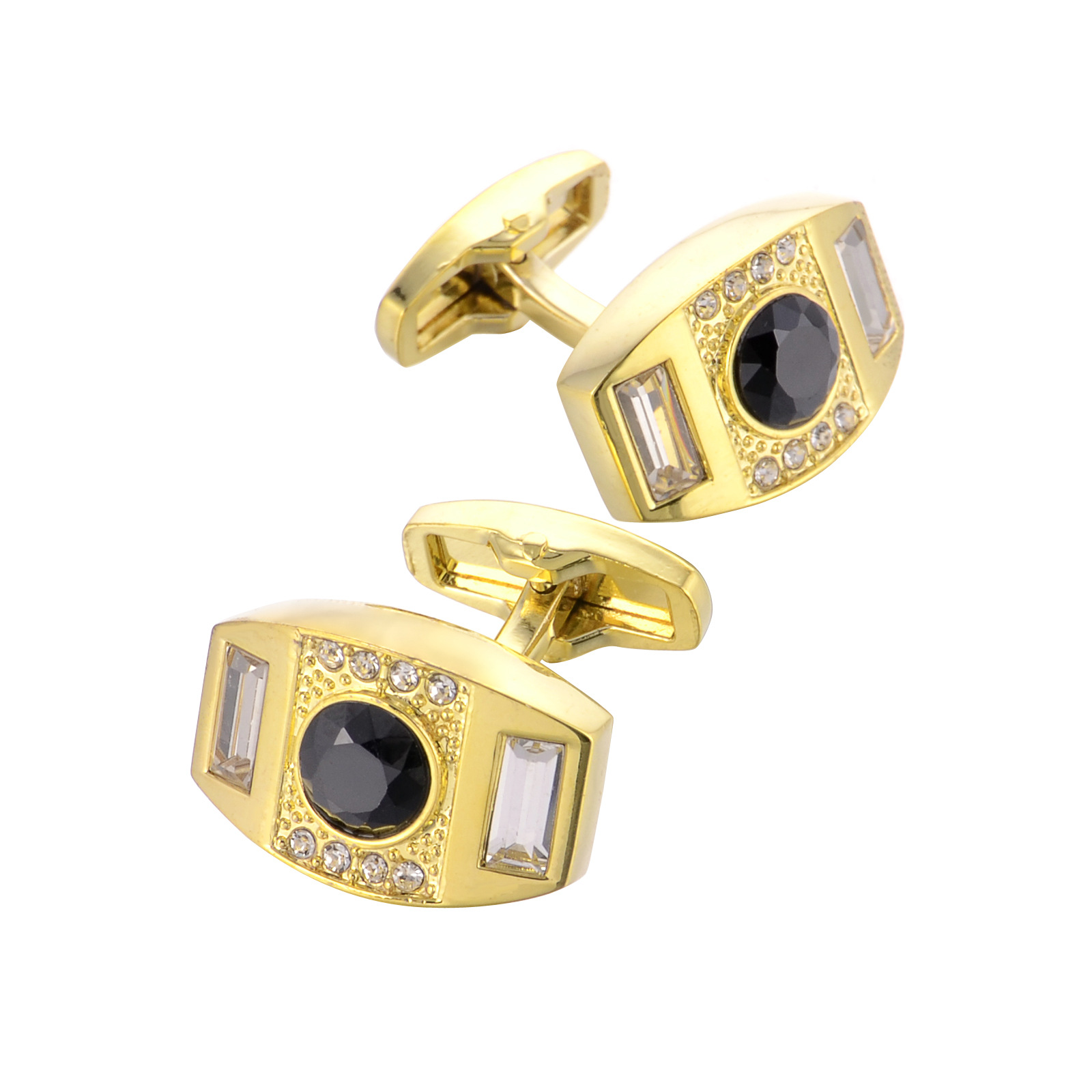 Tie Bar Set Gift - Abotoaduras de alta qualidade, clipe de