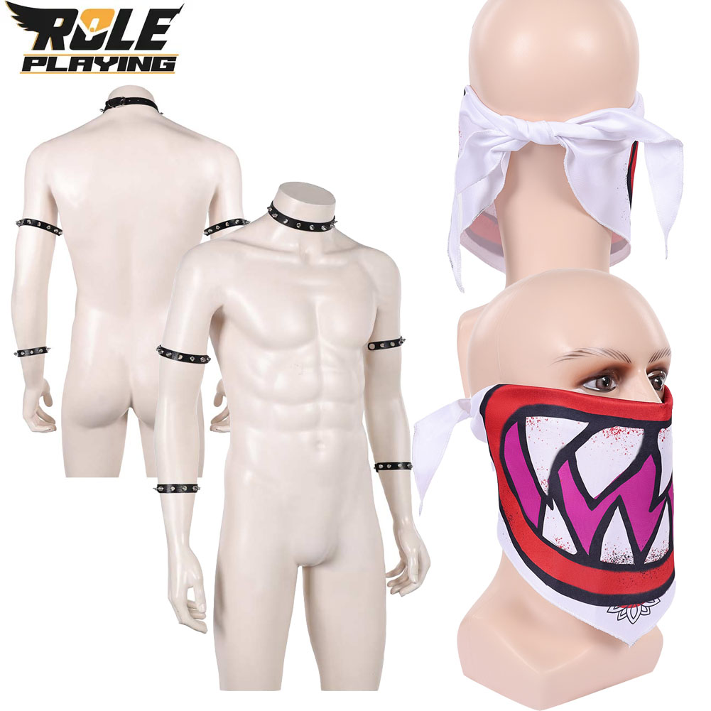 Ascot Neck Scarf - Acessórios de Fantasia Bowser Jr: Cachecol,
