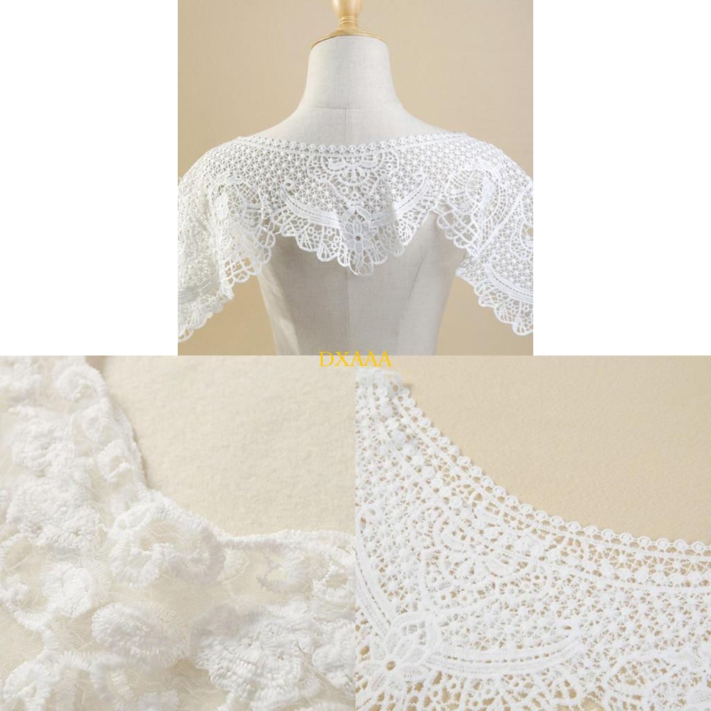 Stole Wedding Shawl - Dxaa feminino bordado floral renda xale
