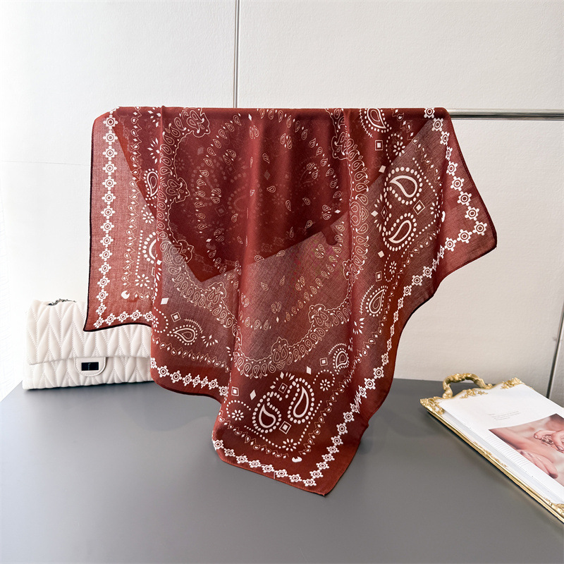 Lenço feminino de algodão puro - Bandana Cotton avaliação e preço