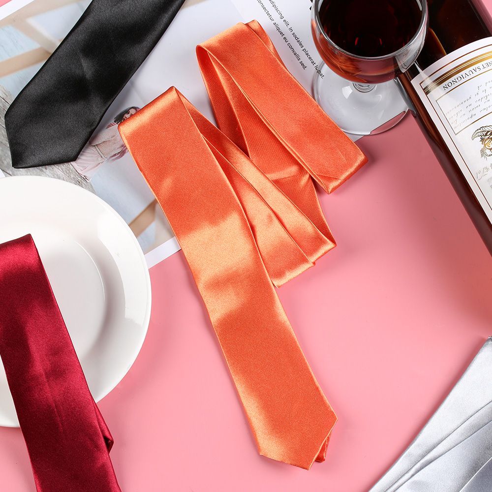 Moda casual magro liso masculi - Skinny Tie Men avaliação e preço