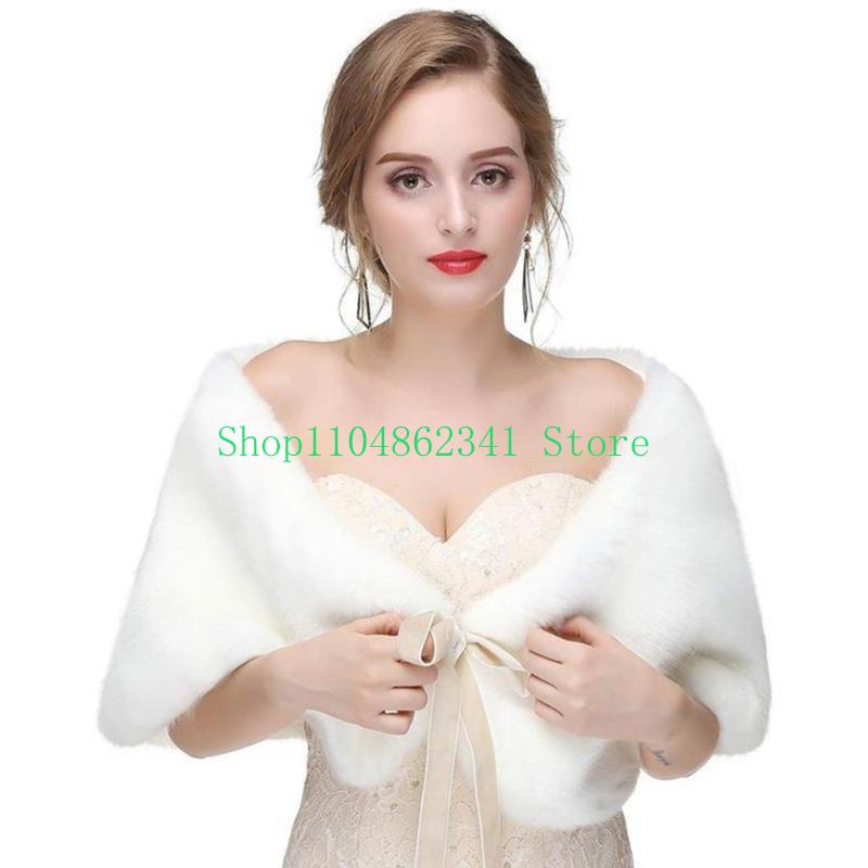 652F sofisticado cachecol pele - Stole Wedding Shawl avaliação e preço