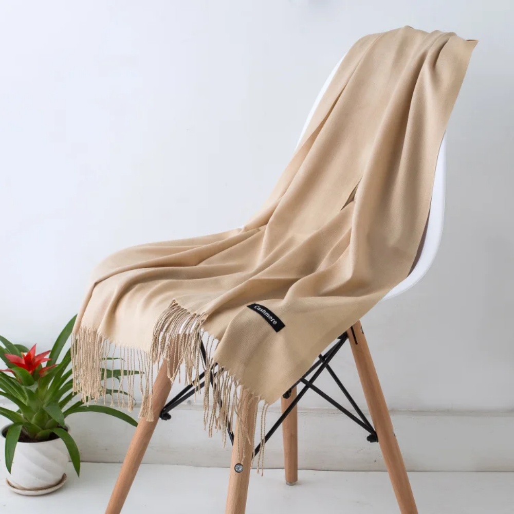 Lenço longo de caxemira femini - Stole Wedding Shawl avaliação e preço