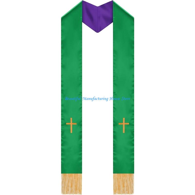 E56A 2 PCS reversível pastor c - Stole Wedding Shawl avaliação e preço