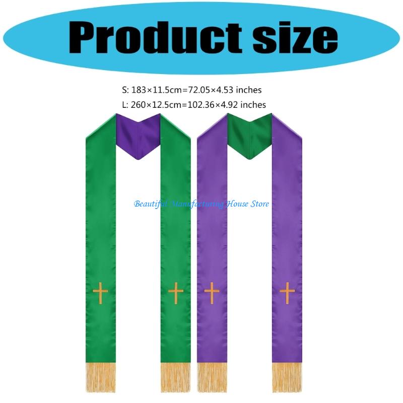 E56A 2 PCS reversível pastor c - Stole Wedding Shawl avaliação e preço