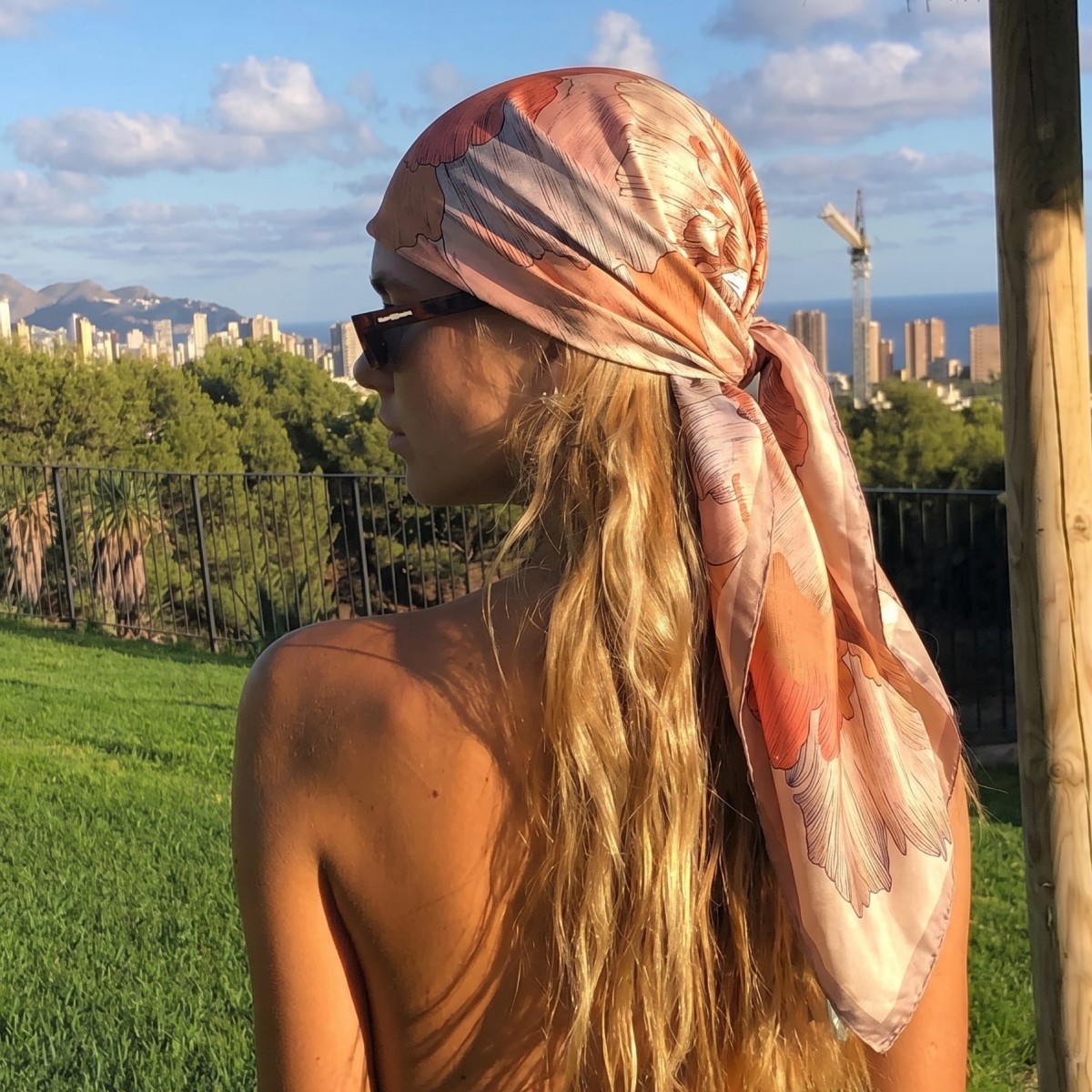 Lenço Quadrado de Seda Feminin - Pashmina Wrap Large avaliação e preço