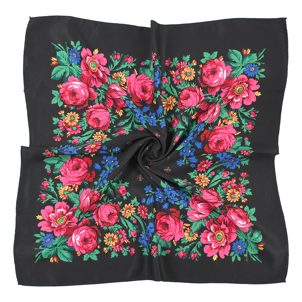 70*70cm estilo russo lenço qua - Bandana Cotton avaliação e preço