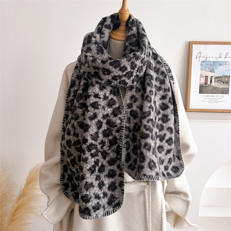 Cachecol de Leopardo de Luxo p - Pashmina Wrap Large avaliação e preço