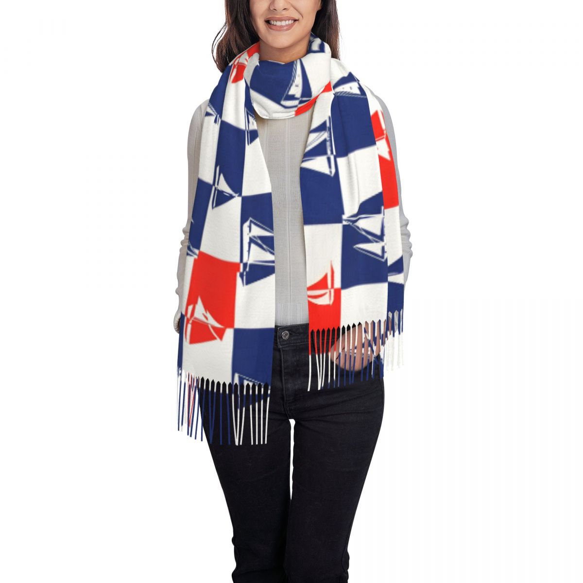 Navio à vela oceano cachecol o - Pashmina Wrap Large avaliação e preço