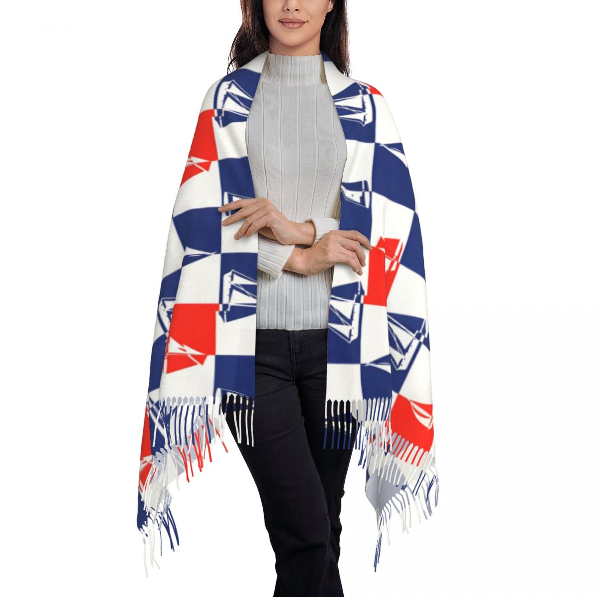 Navio à vela oceano cachecol o - Pashmina Wrap Large avaliação e preço