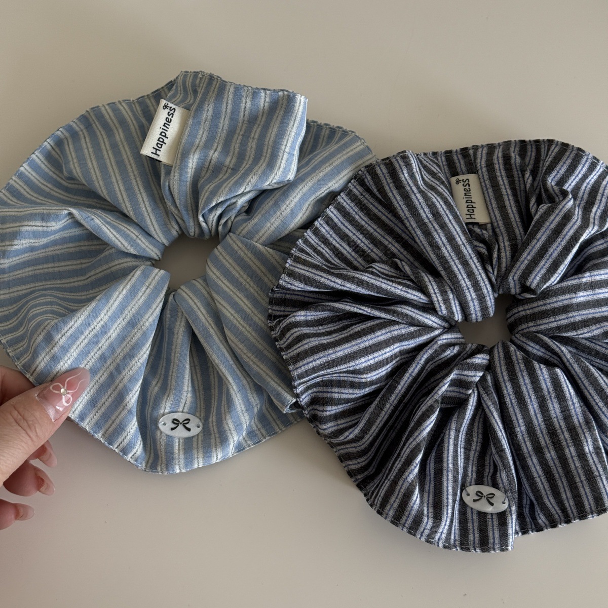 Faixas de cabelo de seda de co - Silk Tie Striped avaliação e preço