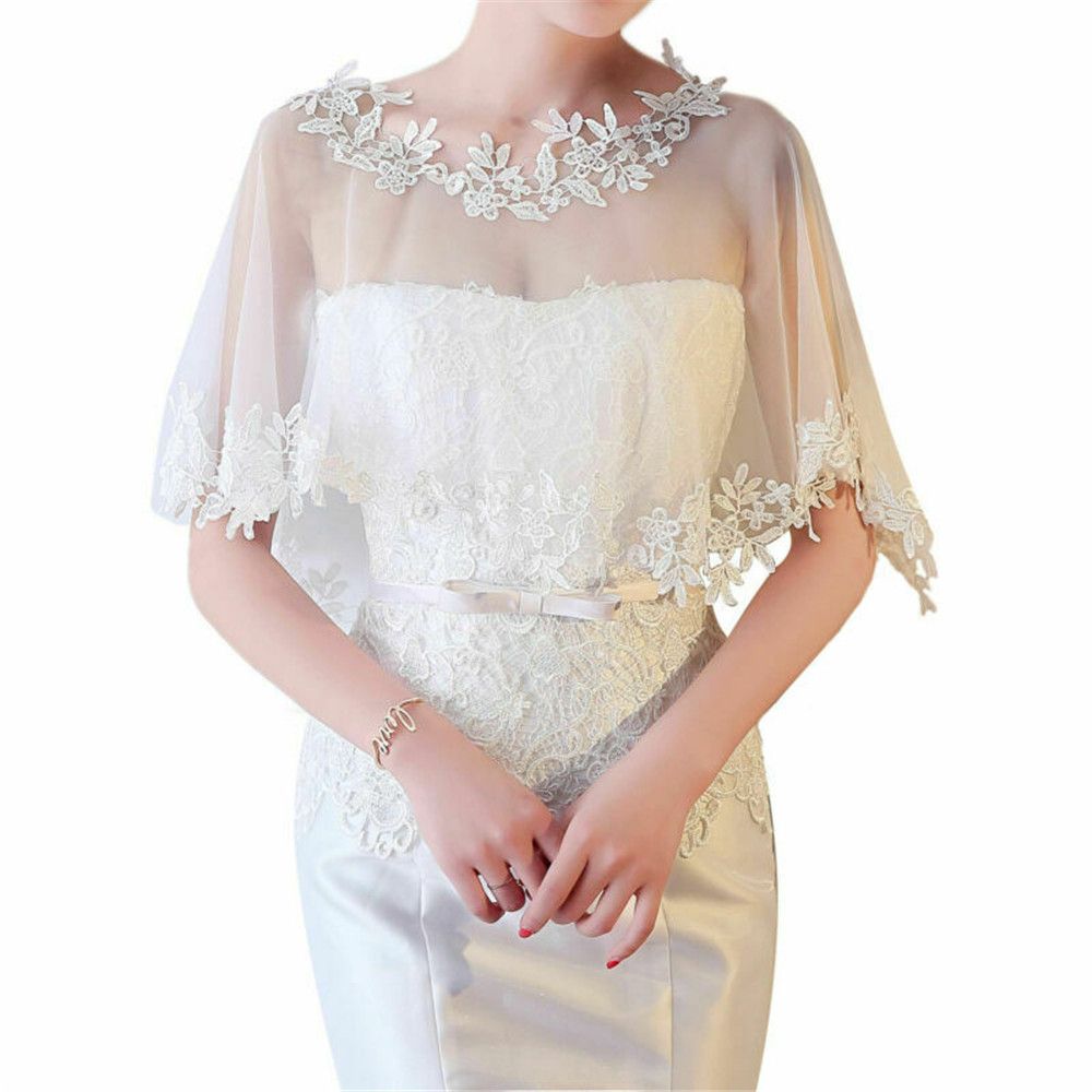 Capa de Noiva Casual Elegante  - Stole Wedding Shawl avaliação e preço
