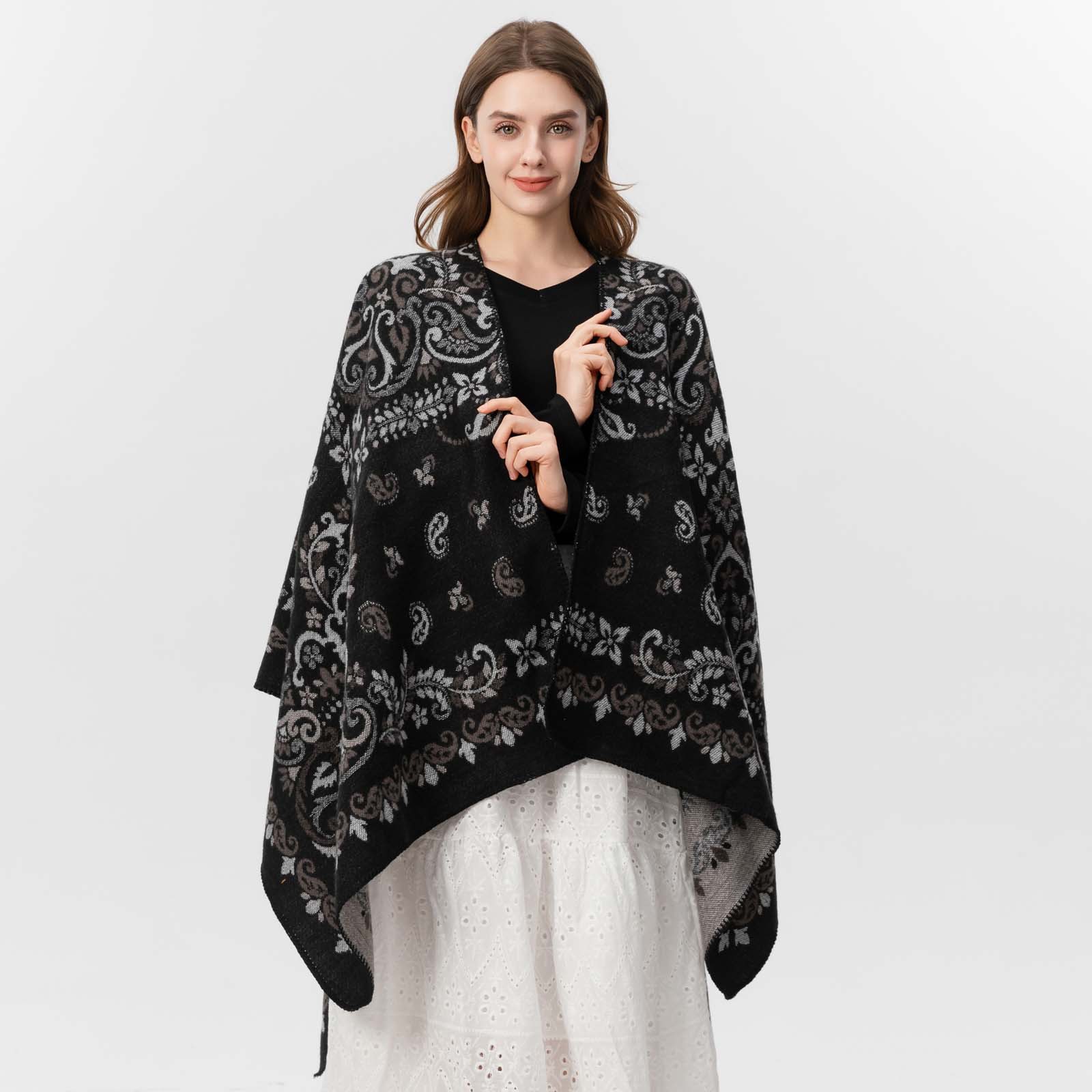 Cachecol de Cashmere Luxuoso p - Stole Wedding Shawl avaliação e preço