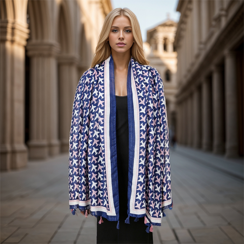 Lenço de algodão luxuoso para  - Pashmina Wrap Large avaliação e preço