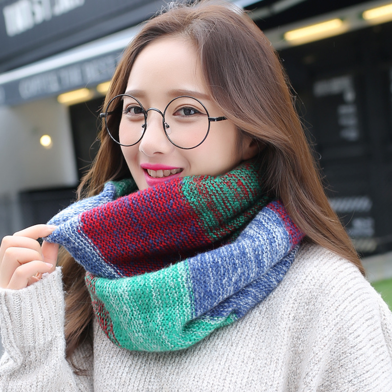 Lenços infinitos de malha arco - Infinity Scarf Knit avaliação e preço