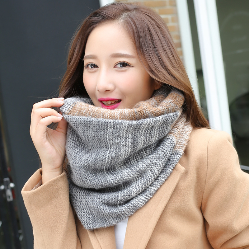 Lenços infinitos de malha arco - Infinity Scarf Knit avaliação e preço