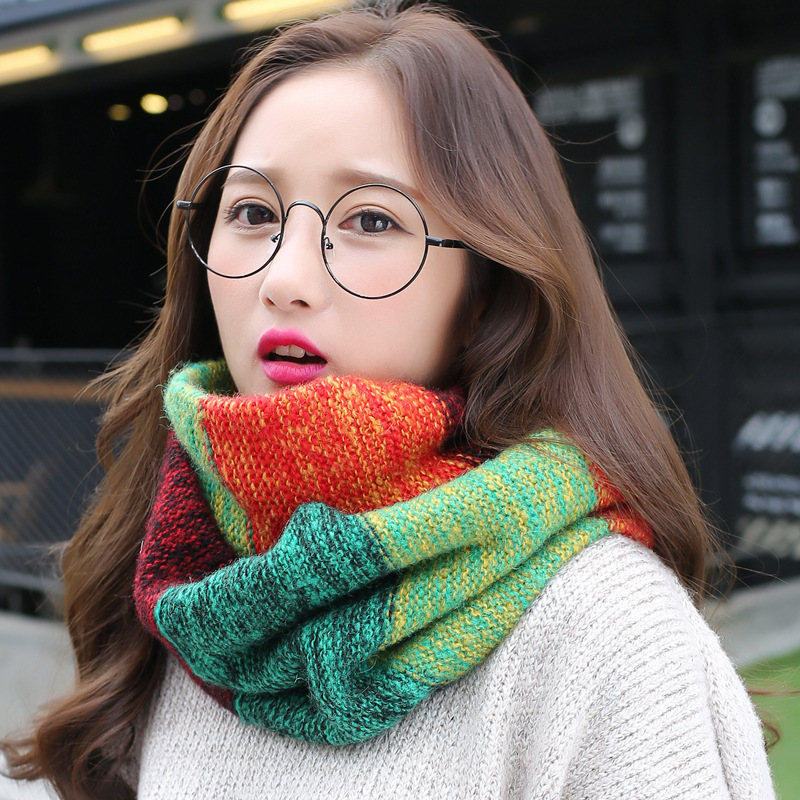 Lenços infinitos de malha arco - Infinity Scarf Knit avaliação e preço