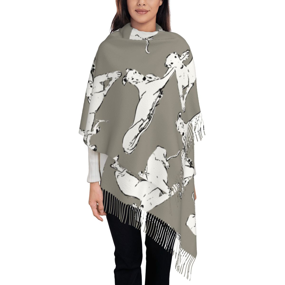 Lenço relaxante galgo whippet  - Pashmina Wrap Large avaliação e preço