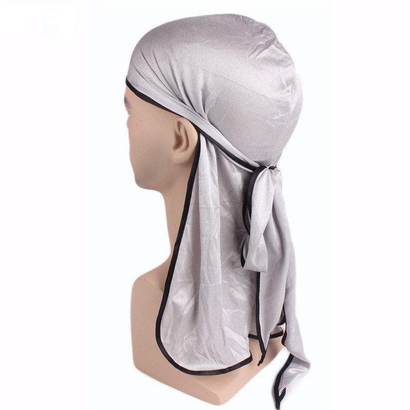 Bandana de cetim macio, respir - Bandana Doo Rag avaliação e preço