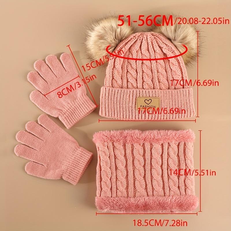 Gorro infantil com pom pom e c - Infinity Scarf Knit avaliação e preço