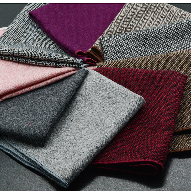 Clássico bolso de lã quadrado  - Pocket Square Set avaliação e preço