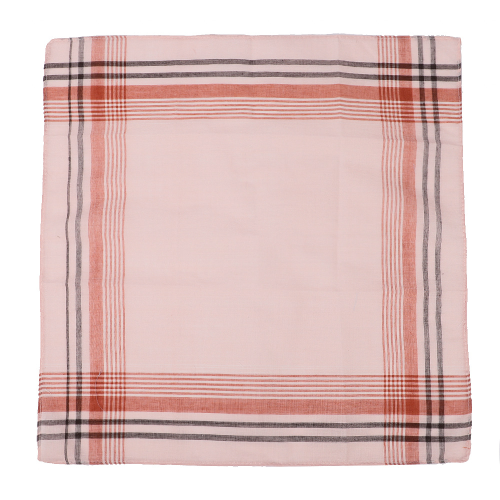 Lenço listrado xadrez de cores - Handkerchief Cotton Men avaliação e preço