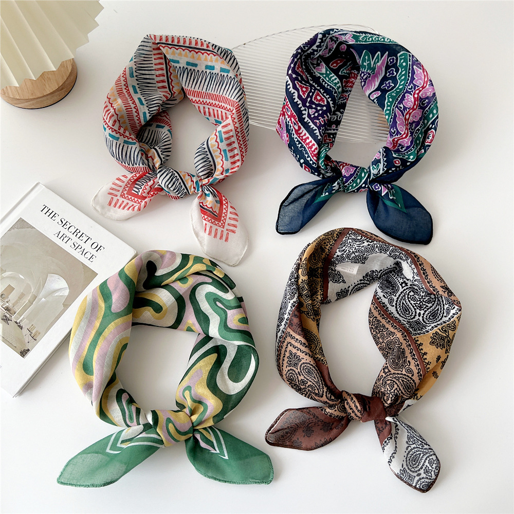 Moda lenço de algodão feminino - Bandana Cotton avaliação e preço