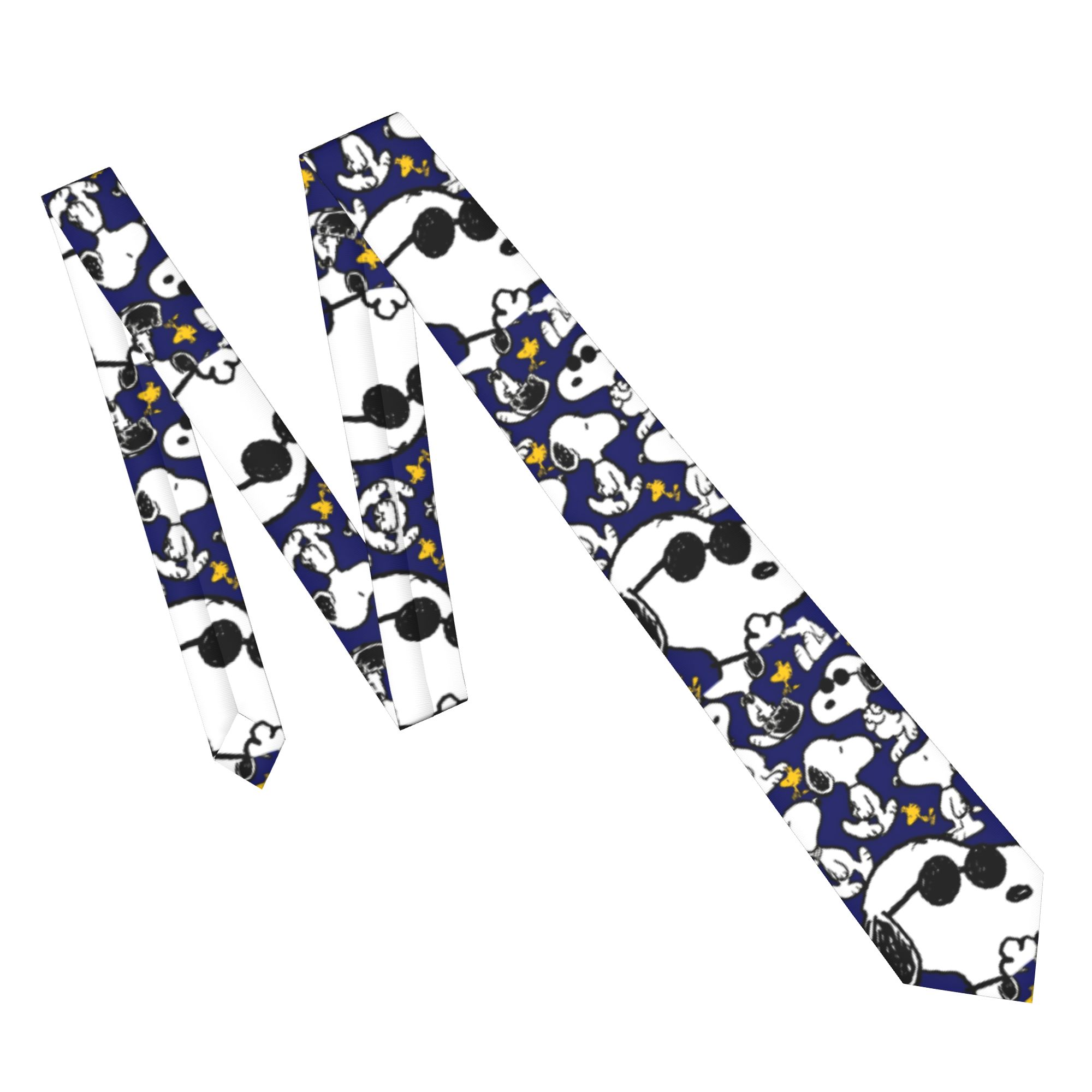Gravata Unissex Snoopys Woodst - Skinny Tie Men avaliação e preço
