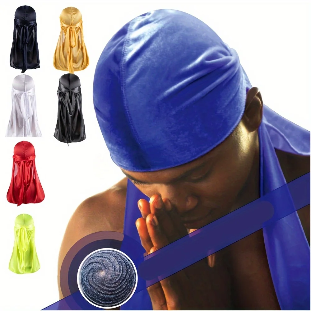 Durag de Seda Masculino com Ca - Bandana Doo Rag avaliação e preço