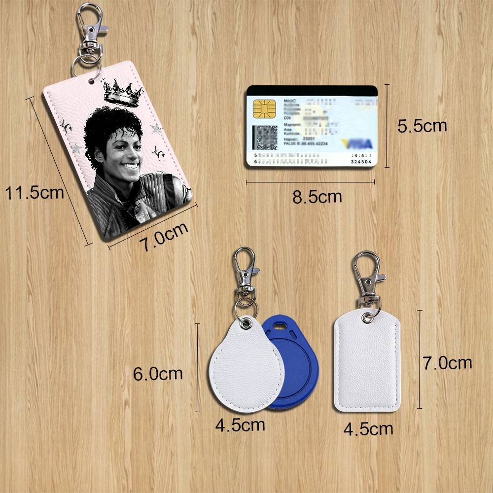 Chaveiro de Couro Michael Jack - Lanyard Badge Holder avaliação e preço