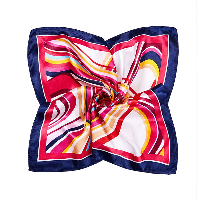 50*50cm lenços de seda quadrad - Ascot Neck Scarf avaliação e preço