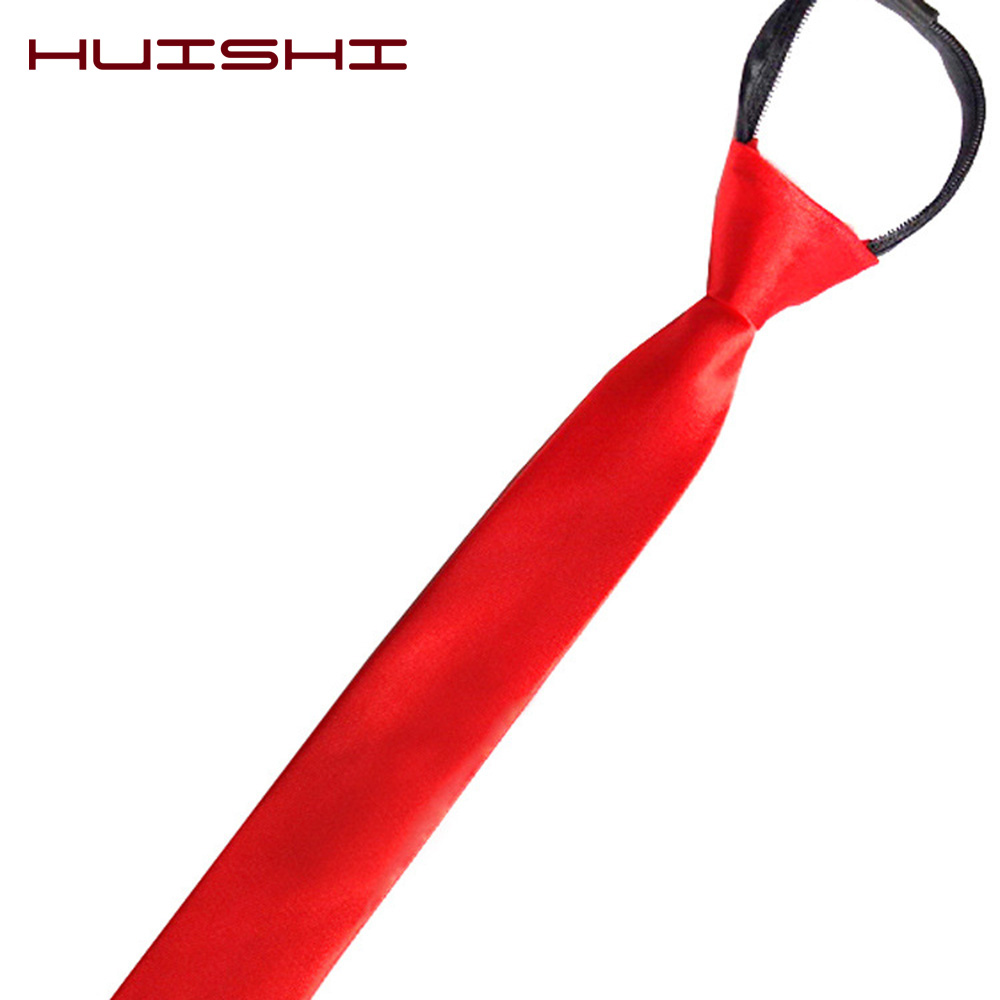 Huishi pré-amarrado zíper grav - Skinny Tie Men avaliação e preço