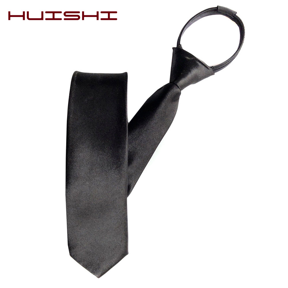 Huishi pré-amarrado zíper grav - Skinny Tie Men avaliação e preço