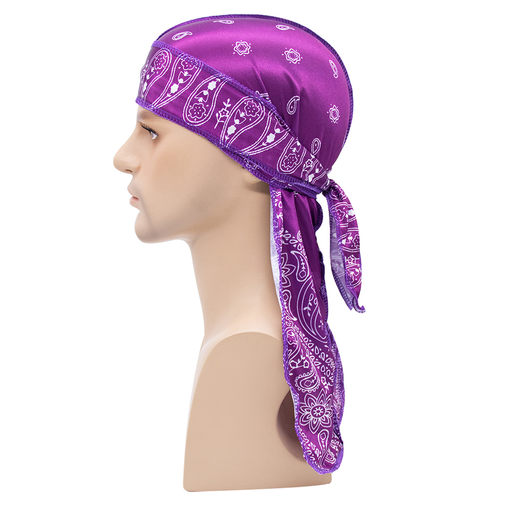 Lenço Longo de Seda Unissex Mu - Bandana Doo Rag avaliação e preço