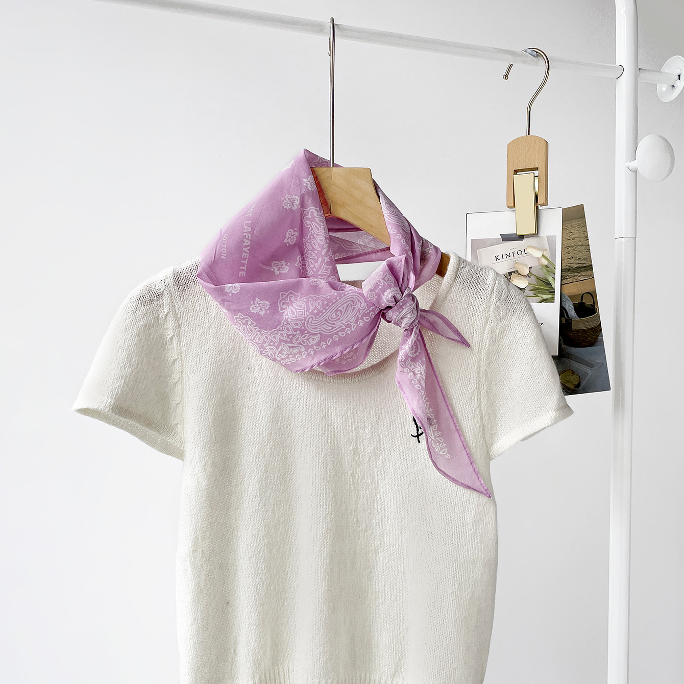 Lenço de Luxo Feminino, Hijab  - Bandana Cotton avaliação e preço