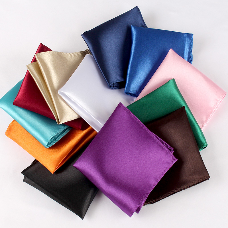 Lenço de cetim para homens, co - Pocket Square Set avaliação e preço