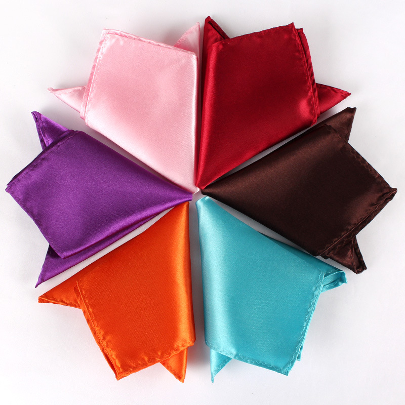 Lenço de cetim para homens, co - Pocket Square Set avaliação e preço