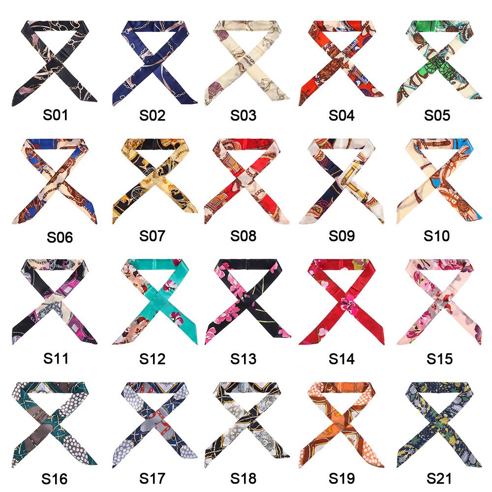 Lenço de Seda Pequeno com 40 C - Silk Neck Scarf avaliação e preço