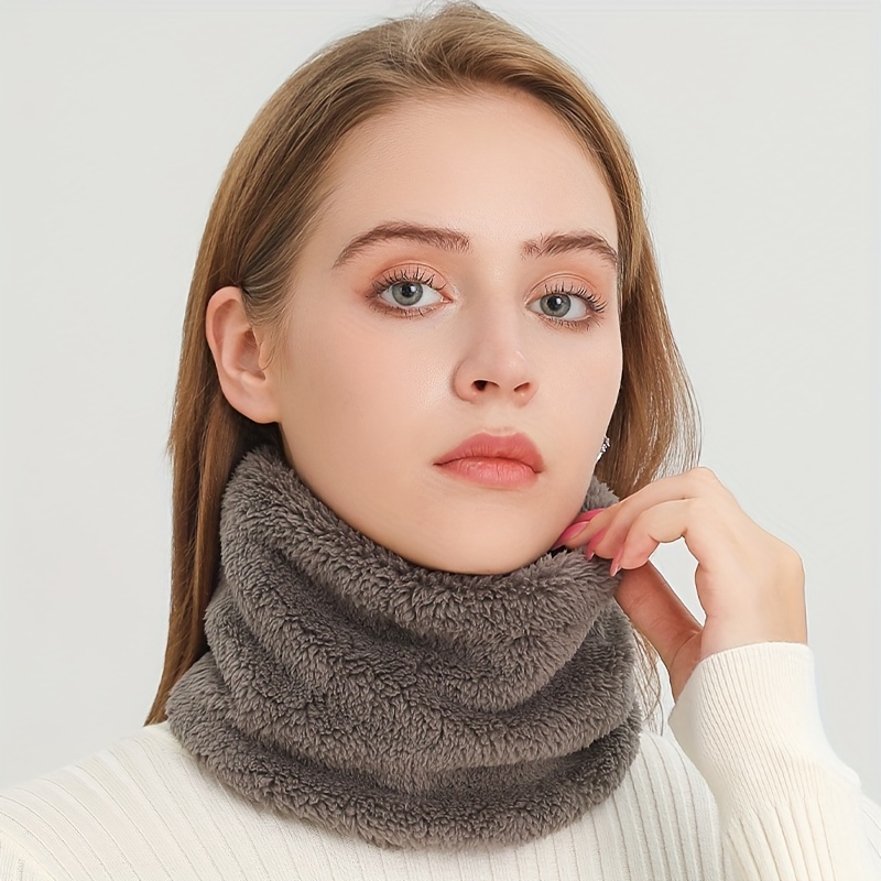 À prova de vento de pelúcia in - Infinity Scarf Knit avaliação e preço