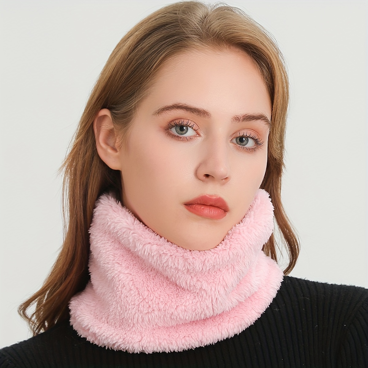 À prova de vento de pelúcia in - Infinity Scarf Knit avaliação e preço