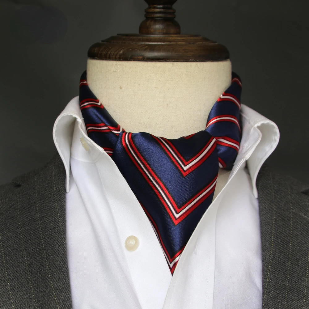 Lenço de seda masculino britân - Ascot Neck Scarf avaliação e preço