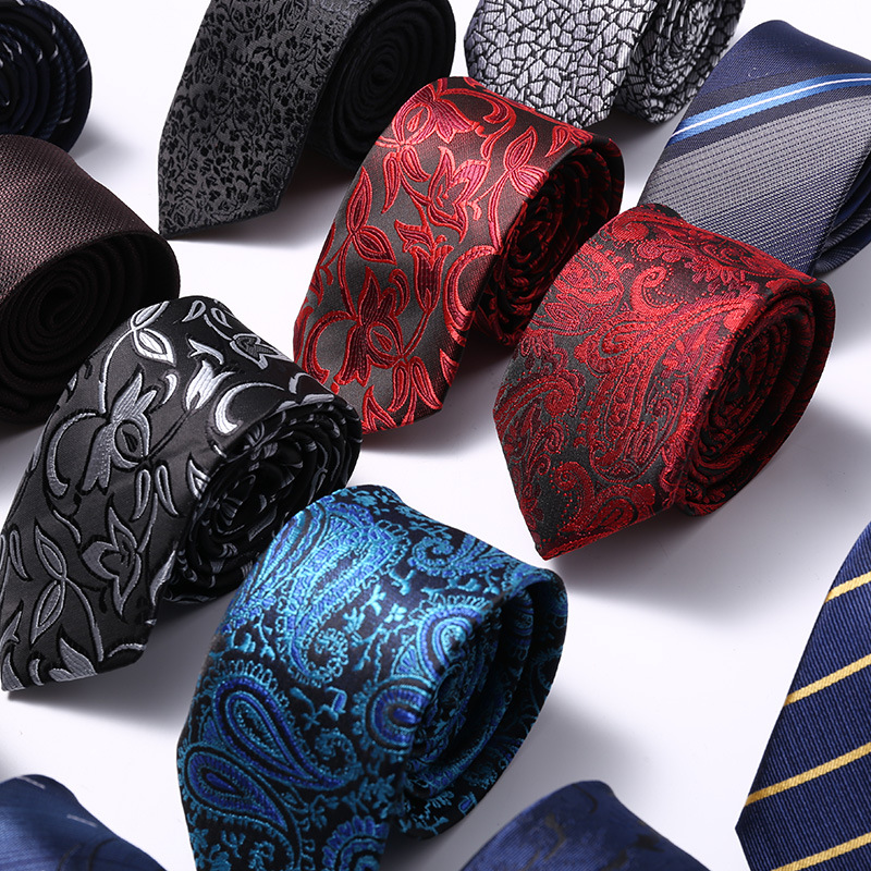 Luxo magro 6cm gravata masculi - Skinny Tie Men avaliação e preço