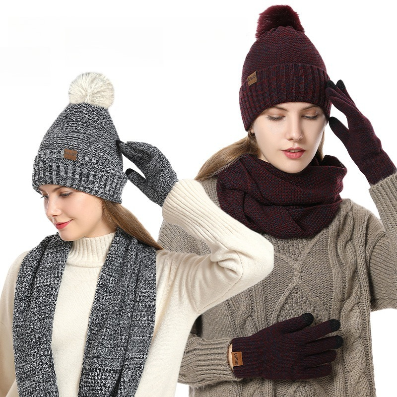 Conjunto Feminino de Inverno 3 - Infinity Scarf Knit avaliação e preço