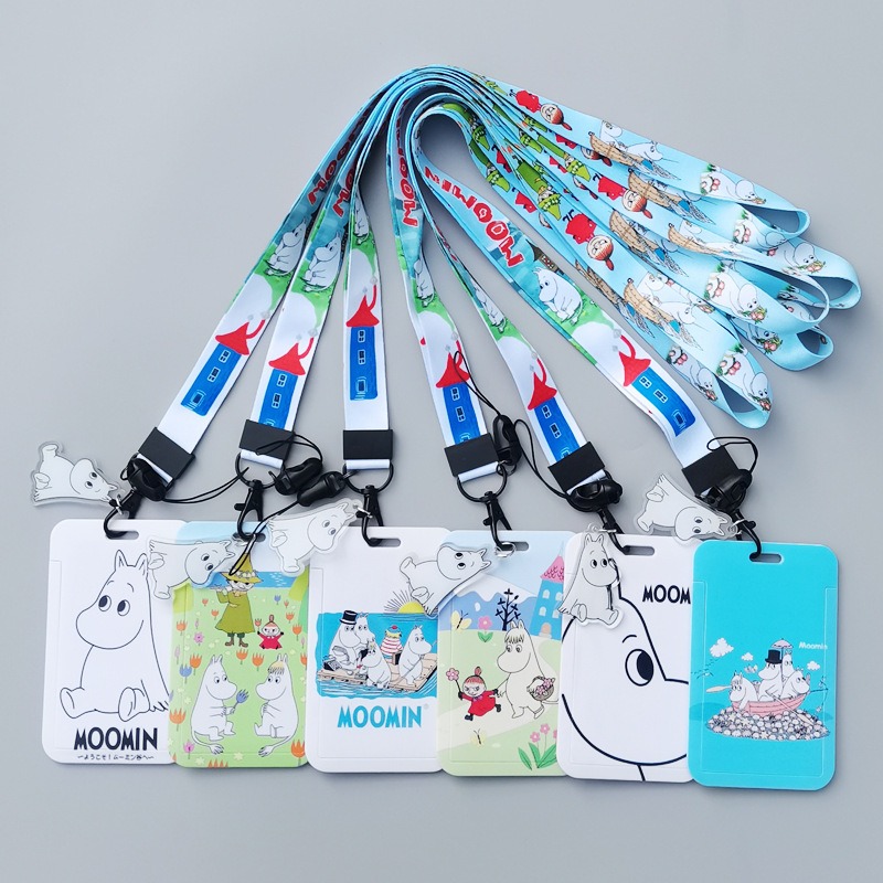 Porta-Cartões Rígido Moomin co - Lanyard Badge Holder avaliação e preço