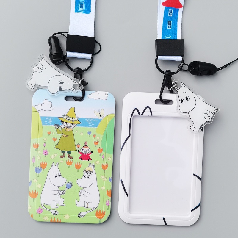 Porta-Cartões Rígido Moomin co - Lanyard Badge Holder avaliação e preço