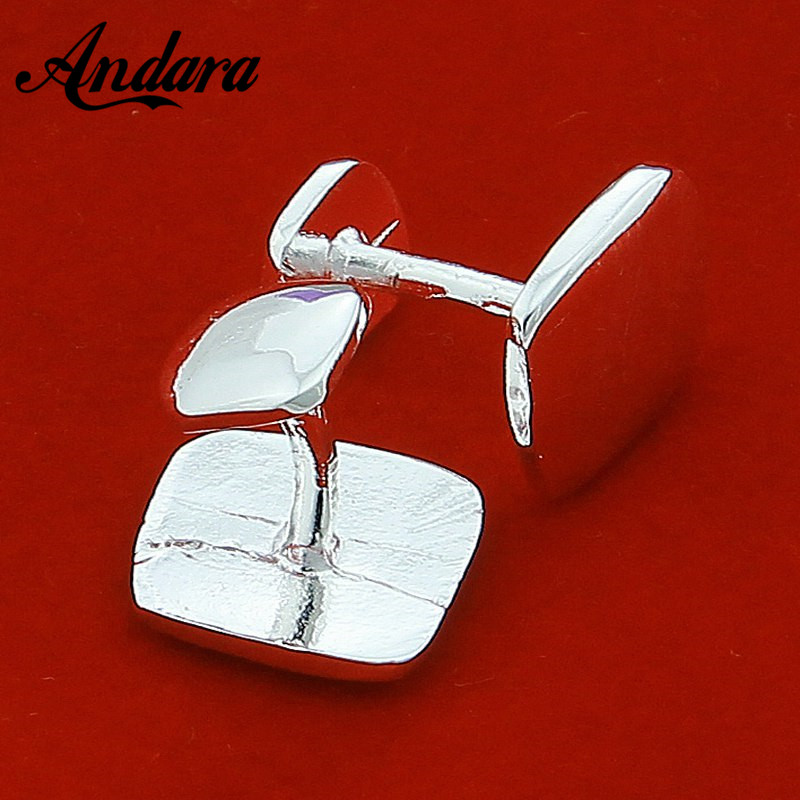 Venda quente prata quadrado ab - Tie Clip Silver avaliação e preço