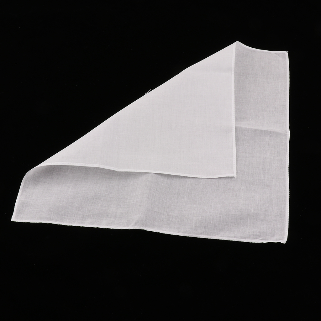 20/40 pçs simples verificação  - Handkerchief Cotton Men avaliação e preço
